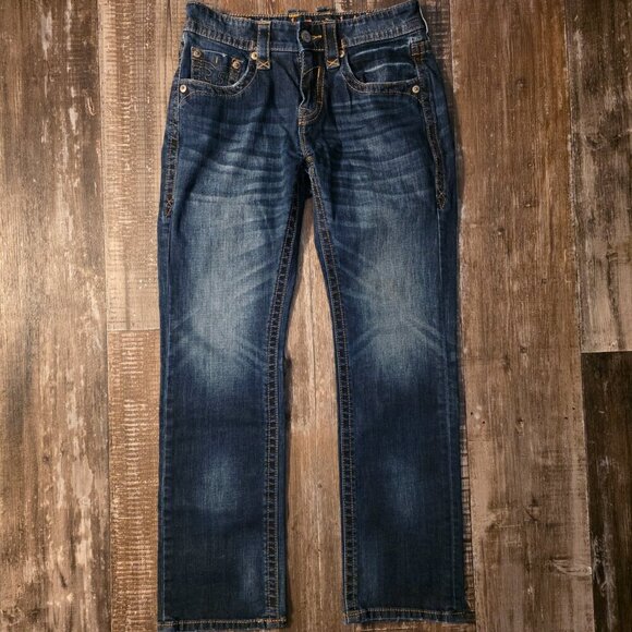 Rock Revival Other - Men's Rock Revival Tommy Straight Leg Blue Jeans Size 30